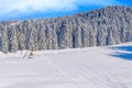 Panorama of ski resort Kopaonik, Serbia Royalty Free Stock Photo