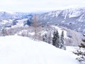 Skiing slopes and mountains near Madonna dÃÂ­ Campiglio