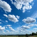 Panorama Sky and Clouds Royalty Free Stock Photo