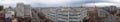 Panorama of the skyline of the city of Berlin germany. Royalty Free Stock Photo