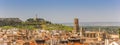 Panorama of the skyline of Tudela