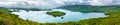 Panorama of Slansko Lake near Niksic in Montenegro