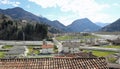 Panorama from a small village in italy called Cedarchis Royalty Free Stock Photo