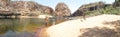 Panorama - smith rock, Nitmiluk National Park, Northern Territory, Australia Royalty Free Stock Photo