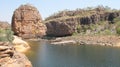 Panorama - smith rock, Nitmiluk National Park, Northern Territory, Australia Royalty Free Stock Photo