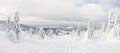 Panorama on the Snieznik Mountain