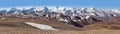 Panorama of snowcapped Himalaya Mountains in Tibet, China Royalty Free Stock Photo