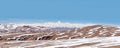 Panorama of snowcapped Himalaya mountans, Tibet Royalty Free Stock Photo