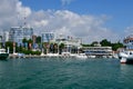 Panorama of Sochi from the Black Sea, Russia