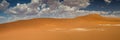 Panorama of the Sossusvlei dune field Royalty Free Stock Photo
