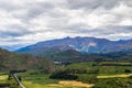 Panorama of South Island. Near QueenstÃÂ¾wn. New Zealand Royalty Free Stock Photo