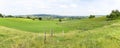 Panorama of South Limburg hilly landscape near Epen Royalty Free Stock Photo