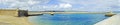 Panorama from the southern portuguese fortress in Lagos