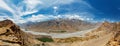 Panorama of Spiti valley in Himalayas