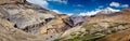 Panorama of Spiti valley and Kibber village