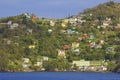 Panorama of Kingstown in St Vincent