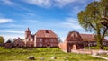 Panorama Stargard Castle near Neustrelitz in Mecklenburg-Western Pomerania