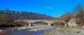 Panorama of the stone bridge