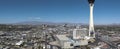 Panorama of Strat hotel and casino, Las Vegas, Nevada.