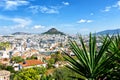 Panorama of summer Athens Royalty Free Stock Photo