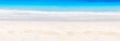 Panorama of summer beach and blue sea background Royalty Free Stock Photo