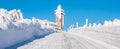 Panorama summit Fichtelberg in Saxony