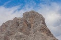 Panorama of the summit of Monte Duranno, Dolomites Royalty Free Stock Photo