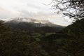 Panorama at sunset in Babia las ubinas la mesa natural park in northern spain during autumn