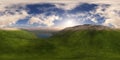 Panorama sunset. Environment map. HDRI Royalty Free Stock Photo