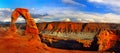 Arches National Park Panorama Royalty Free Stock Photo