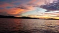 Panorama sunset in the afternoon / Panorama sunset Sore Hari Royalty Free Stock Photo