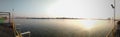 Panorama sunset Thailand river