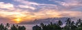 Tahiti Sunset Panorama