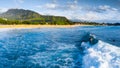 Panorama of the surf spot Makaha