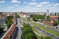 Panorama of Szczecin city