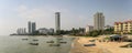 Panorama on Tanjung Bungah, the resort and beach district of georgetown penang, Malaysia