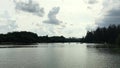 Panorama of the taquaral lagoon in campinas SP