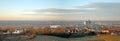 Panorama of targoviste city of romania Royalty Free Stock Photo