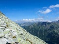 Panorama of Tatra mountain in Poland