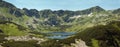 Panorama on Tatras mountains, Valley of five ponds. Zakopane in Poland.