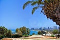 Panorama of Tel-Aviv from the city of Jaffa. Israel. 2013 Royalty Free Stock Photo