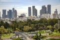 Panorama Tel Aviv overlooking the District of Tel Aviv business center Royalty Free Stock Photo