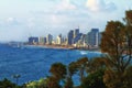 Panorama of Tel Aviv summer July Royalty Free Stock Photo