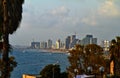 Panorama of Tel Aviv summer July Royalty Free Stock Photo