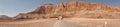 Panorama of the Temple of Queen Hatshepsut Royalty Free Stock Photo