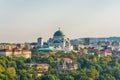 Panorama Temple of Saint Sava in Belgrade