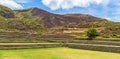 Panorama of Tipon, Cusco, Peru