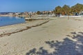 Panorama to Beach of Limenaria, Thassos island, Greece