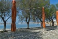 Panorama to Beach of Limenaria, Thassos island, Greece