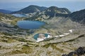 Panorama to Kremenski lakes, Pirin mountain, Bulgaria